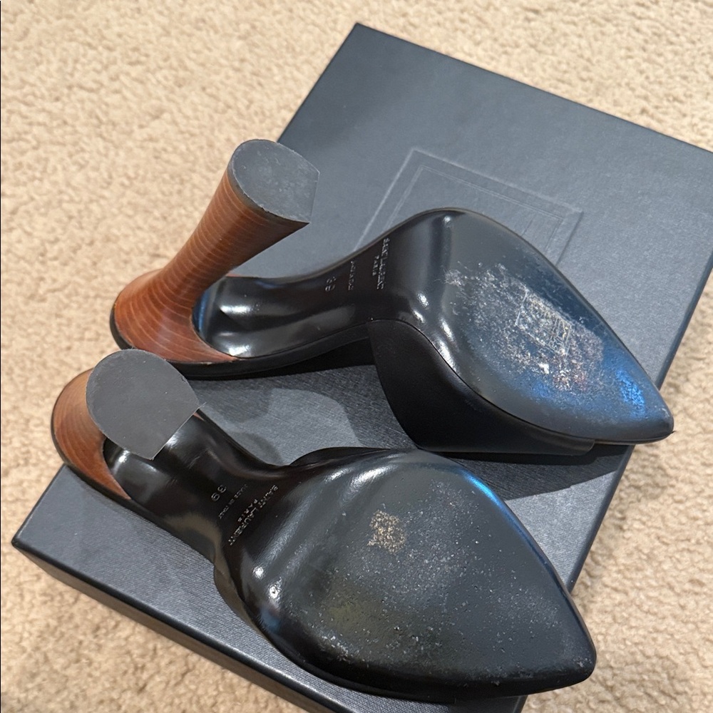 Saint Laurent Heeled Mules - Picture 5 of 8